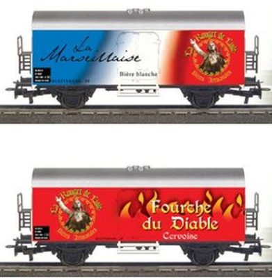 Märklin 44562.018 Beer Wagons Fourche du Diable and La Marseillaise