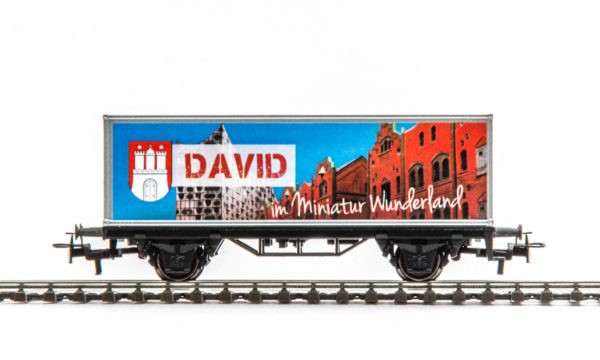 Märklin 94479 Miniatur Wunderland Container Wagon with Custom Name